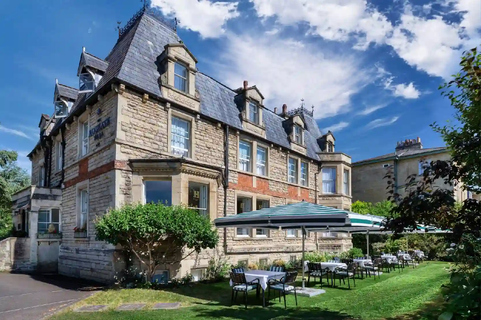 Henrietta Garden view at the Roseate Villa bath