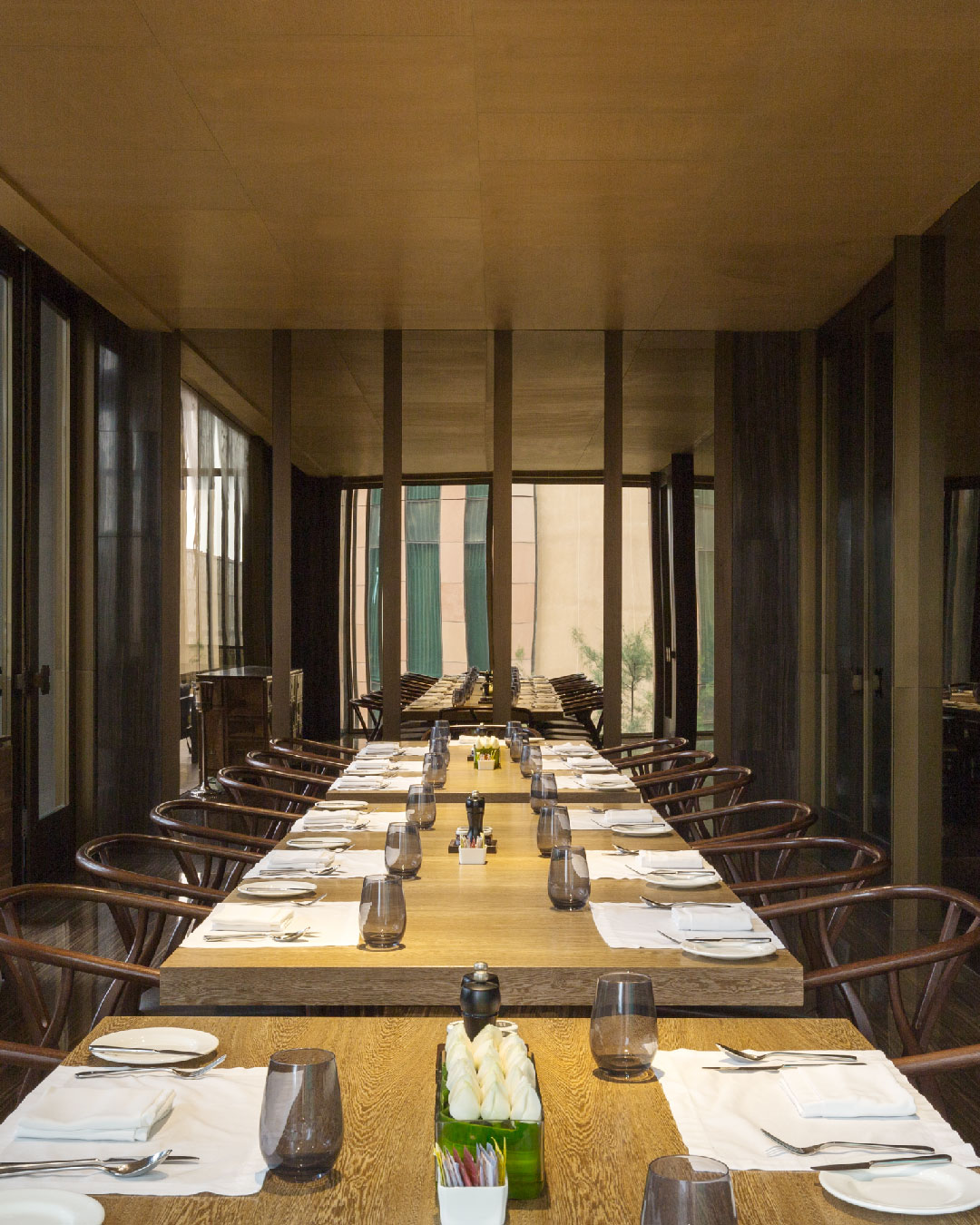 The Hyde restaurant and Bar window view