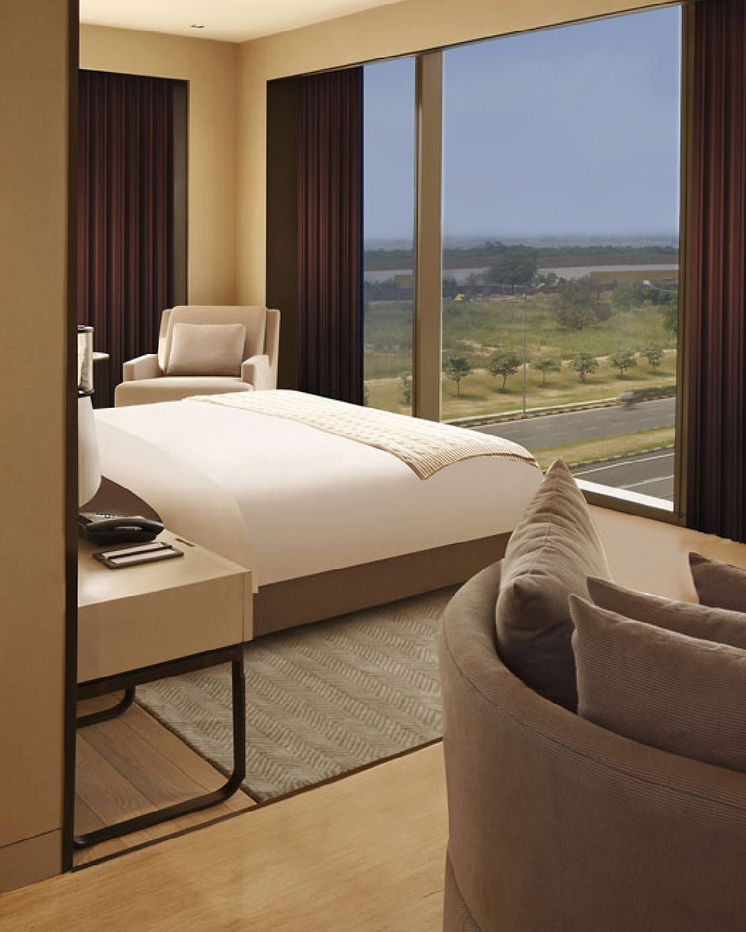 Dining Space With Views Of The Serene Hills